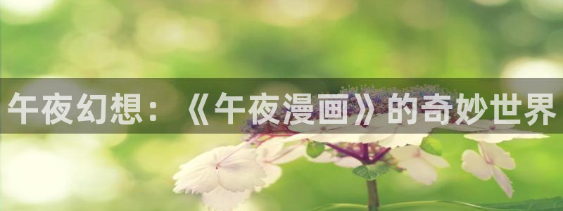 漫画韩漫.：午夜幻想：《午夜漫画》的奇妙世界